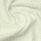 Cream Stripes Interlock Knit, Cotton — photo 2