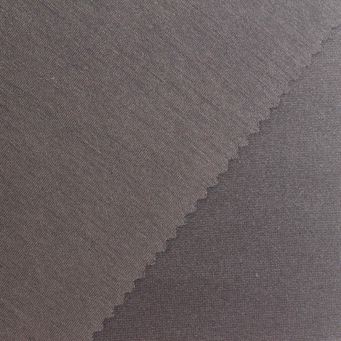 Polyester Viscose Stretch Scuba Knit Fabric, 240 gsm, 160 cm — Grey, ref EF-277637