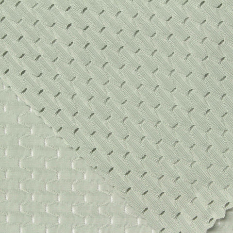 Light Green Dots Mesh, Nylon