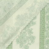 Green Floral Woven, Viscose-Linen — photo 2