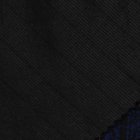 Jacquard Polyester Stretch Interlock Knit Fabric, 205 gsm — Black
