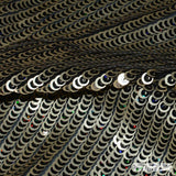 Silver Sequins Mesh, Polyester — photo 2