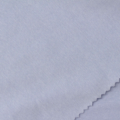 Cotton Stretch Rib Knit Fabric, 280 gsm, 180 cm — Blue