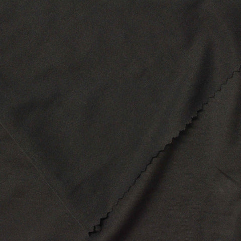 100% Polyester Knit Fabric, 90 gsm, 165 cm — Black
