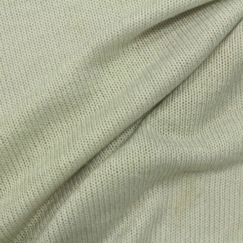 Viscose Polyester Chunky Knit Fabric, 168 gsm, 155 cm — Khaki