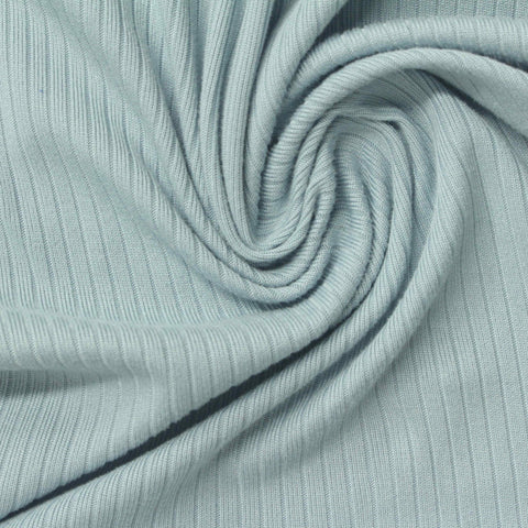 Polyester Stretch Milk Silk Knit Fabric, 180 gsm, 155 cm — Blue