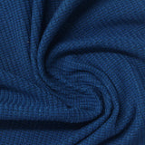 Blue Marl Rib Knit, Polyester — photo 2