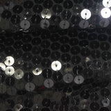 Black Sequin Knit, Viscose — photo 2