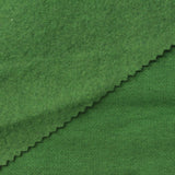 Brushed Cotton Polyester French Terry Fabric, 300 gsm, 155 cm — Green — photo 2