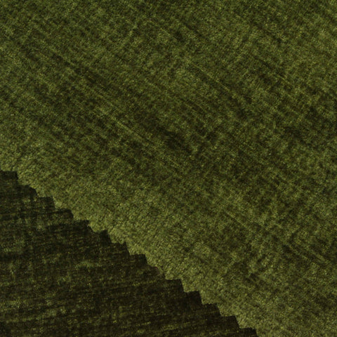 100% Polyester Chenille Fabric, 220 gsm, 150 cm — Green