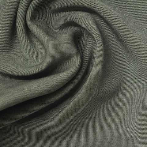 Polyester Modal Stretch Scuba Knit Fabric, 280 gsm, 152 cm — Green