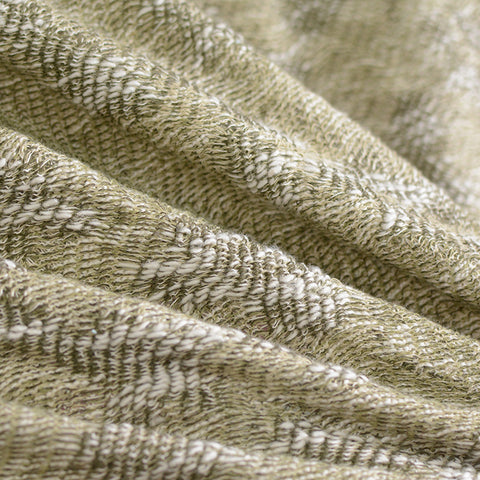 Beige Geometric Chunky Knit, Cotton