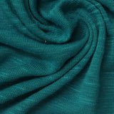 Slub Polyester Viscose Jersey Knit Fabric, 137 gsm, 150 cm — Green — photo 2