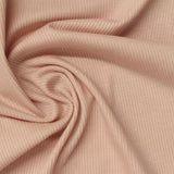 Tencel Lyocell Acetate Stretch Rib Knit Fabric, 215 gsm, 160 cm — Beige — photo 2