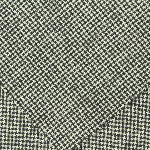 Black Houndstooth Woven, Linen-Cotton, 155 gsm, ref EF-251903