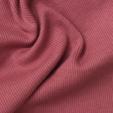 Cotton Stretch Rib Knit Fabric, 351 gsm, 110 cm — Pink — photo 2