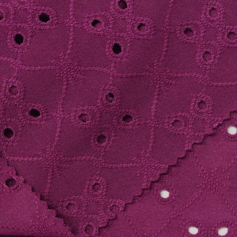 Purple Diamond Jacquard, Polyester