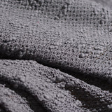 Dark Grey Textured Chunky Knit, Cotton — photo 2