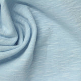 Light Blue Marl Rib Knit, Cotton — photo 2