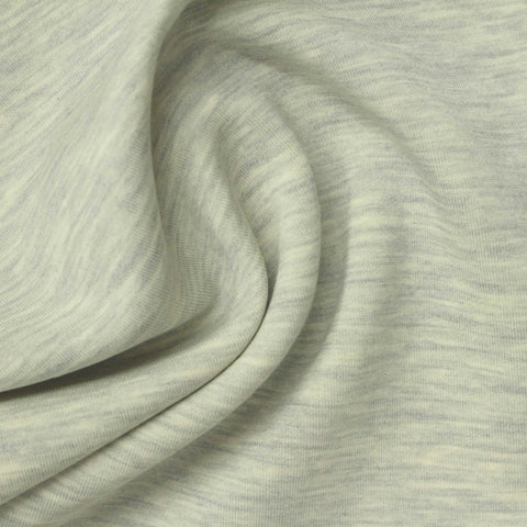 Heathered Grey Marl Scuba Knit, Poly-Modal