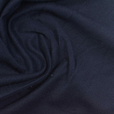 100% Polyester Interlock Knit Fabric, 175 gsm, 180 cm — Navy