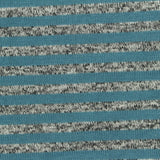 Teal Stripes Chunky Knit, Poly-Viscose — photo 2
