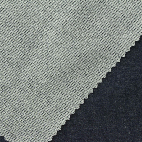 Dark Grey Marl French Terry, Poly-Cotton, 279 gsm