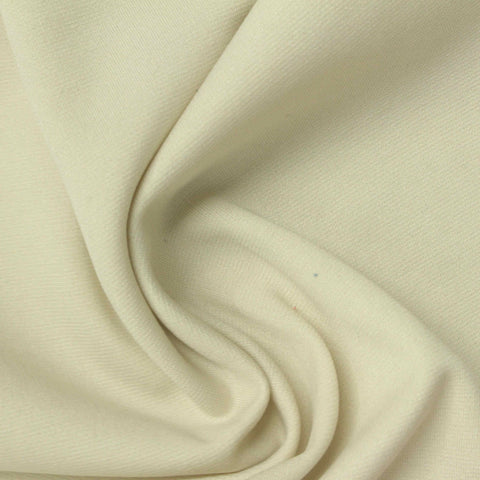 Polyester Cotton Ponte Knit Fabric, 185 gsm, 165 cm — Khaki