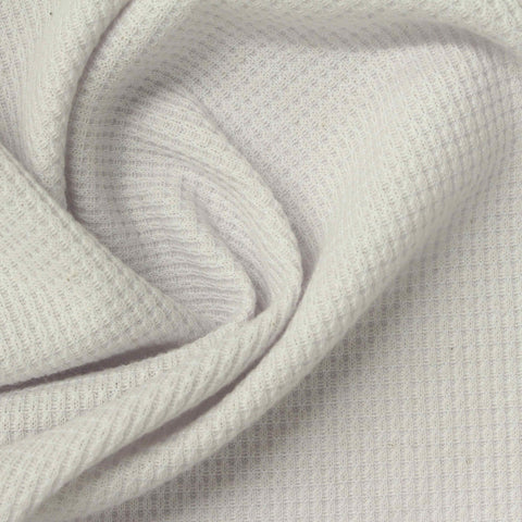Polyester Cotton Waffle Knit Fabric, 180 gsm, 160 cm — Beige