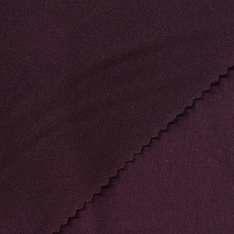 Polyester Stretch Faux Suede Fabric, 170 gsm, 155 cm — Purple