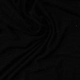 Viscose Stretch Jersey Knit Fabric, 180 gsm, 165 cm — Black — photo 2