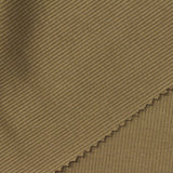 Polyester Viscose Stretch Rib Knit Fabric, 290 gsm, 135 cm — Khaki — photo 2