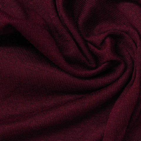 Viscose Stretch Jersey Knit Fabric, 150 gsm, 160 cm — Red