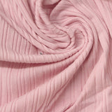 Rib Knit Fabric, 212 gsm, 166 cm — Pink — photo 2