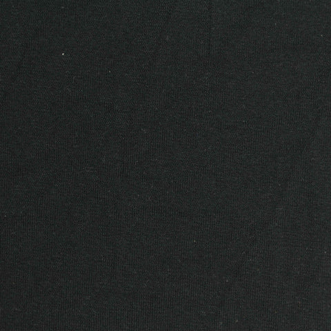 Polyester Stretch ITY Knit Fabric, 230 gsm, 160 cm — Black