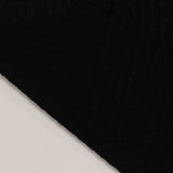 Black Marl Rib Knit, Poly-Viscose — photo 2