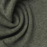 Dark Grey Marl Rib Knit, Poly-Cotton — photo 2
