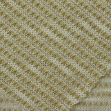Gold Horizontal-Stripe Chunky Knit, Polyester — photo 2
