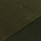 Brushed Polyester Cotton Knit Fabric, 355 gsm — Green — photo 2