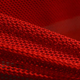Red Geometric Chunky Knit, Polyester — photo 2