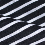 Black Horizontal-Stripe Rib Knit — photo 2