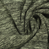 Light Green Marl French Terry, Cotton-Poly — photo 2