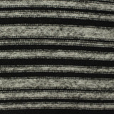 Black Stripes Chunky Knit, Poly-Viscose — photo 2