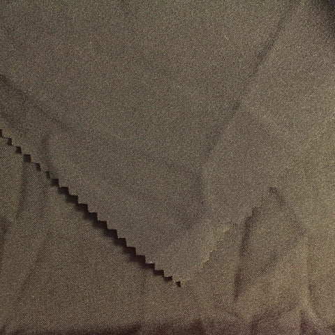 Polyester Viscose Stretch Woven Fabric, 208 gsm — Khaki