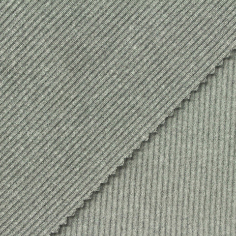 Polyester Stretch Rib Knit Fabric, 210 gsm, 160 cm — Green, ref EF-260722
