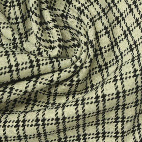 Black Houndstooth Jacquard, Polyester, 290 gsm, 160 cm, ref EF-259932