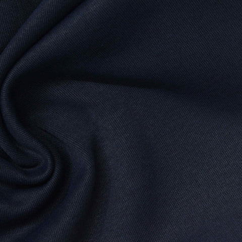 100% Polyester Interlock Knit Fabric, 272 gsm, 158 cm — Navy