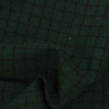 Dark Green Check Twill, Cotton-Poly — photo 2