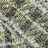 Black Plaid Bouclé, Polyester — photo 2