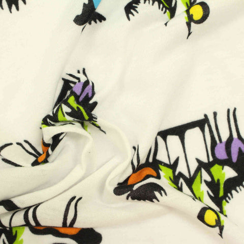 Animal Print 100% Polyester Knit Fabric, 138 gsm, 160 cm — Beige